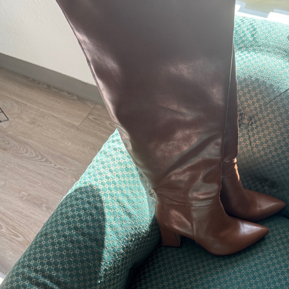 Michaels Chocolate Over the Knee Boots